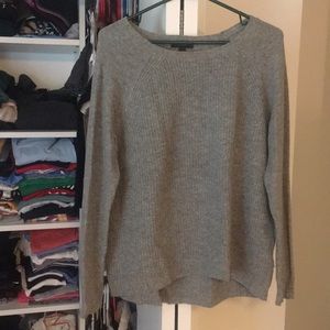 Gray sweater